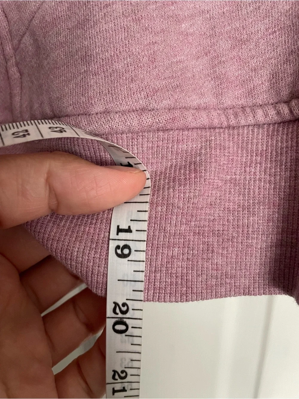 Lululemon Women’s XS/S Light Pink Heathered Half-Zip Hooded Scuba Sweatshirt